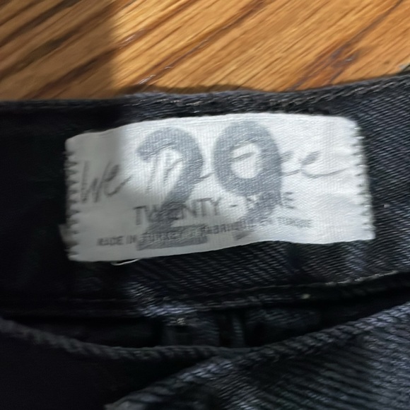 Free People Maggie Mid Rise Distressed Wide Leg Jeans - Picture 2 of 6